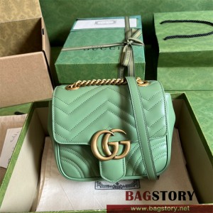 구찌 GUCCI GG 마몬트 마틀라세 미니백 토트백 숄더백 739682
