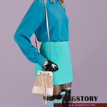 구찌 GUCCI 오피디아 점보 GG 미니 버킷백 550620