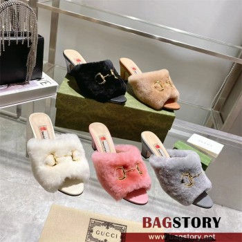 구찌 GUCCI 힐 샌들 슬리퍼