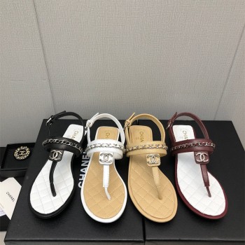 샤넬 CHANEL 힐 샌들 슬리퍼