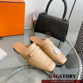 에르메스 HERMES 힐 샌들 슬리퍼