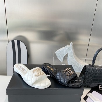샤넬 CHANEL 힐 샌들 슬리퍼