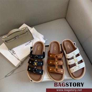 셀린느 CELINE  힐 샌들 슬리퍼