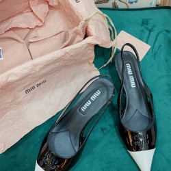 미우미우 MIUMIU 힐 샌들 슬리퍼 5cm