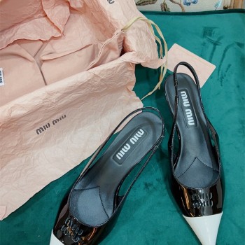 미우미우 MIUMIU 힐 샌들 슬리퍼 5cm