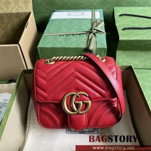 구찌 GUCCI GG 마몬트 마틀라세 미니백 토트백 숄더백 739682