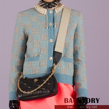 구찌 GUCCI GG 마틀라세 레더 핸드백 735049