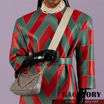 구찌 GUCCI GG 마틀라세 레더 핸드백 735049