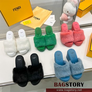 펜디 FENDI 힐 샌들 슬리퍼 8.5cm