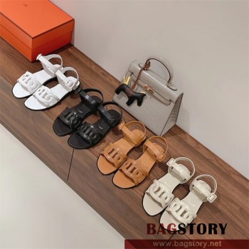 에르메스 HERMES  힐 샌들 슬리퍼