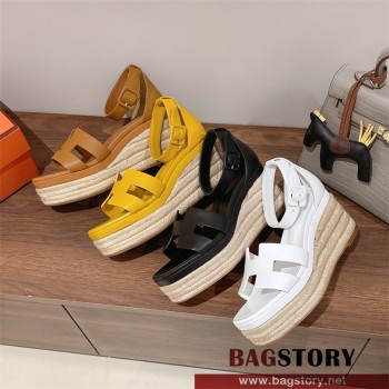 에르메스 HERMES  힐 샌들 슬리퍼 5cm