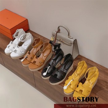 에르메스 HERMES  힐 샌들 슬리퍼 5cm