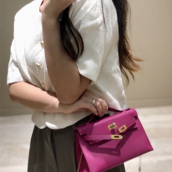 에르메스 HERMES MINI Kelly 미니켈리1 swift가죽 22cm