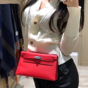 에르메스 HERMES MINI Kelly 미니켈리1 swift가죽 22cm