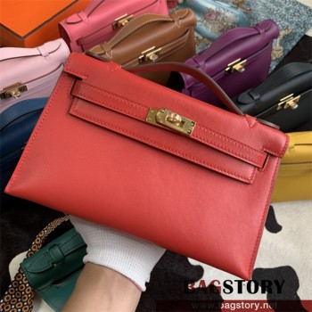 에르메스 HERMES MINI Kelly 미니켈리1 swift가죽 22cm