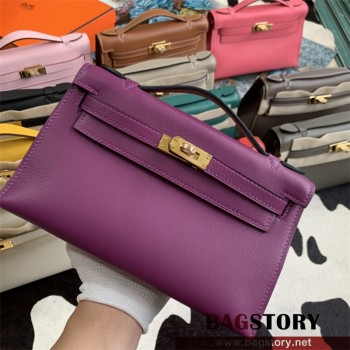 에르메스 HERMES MINI Kelly 미니켈리1 swift가죽 22cm