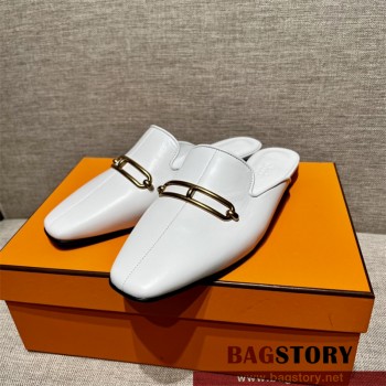 에르메스 HERMES 힐 샌들 슬리퍼