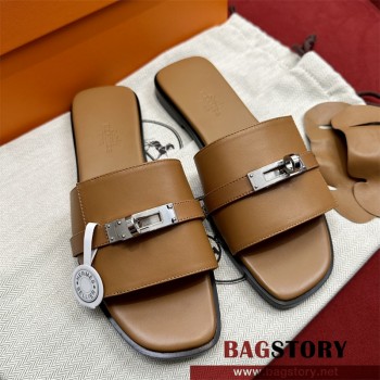 에르메스 HERMES 힐 샌들 슬리퍼 켈리