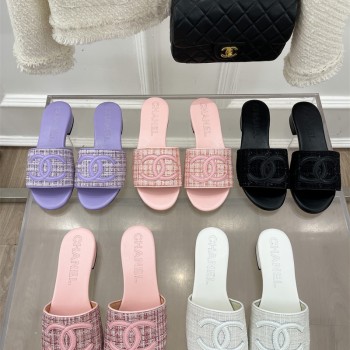 샤넬 CHANEL 여성 신발 힐 샌들 슬리퍼