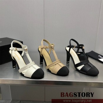 샤넬 CHANEL 힐 샌들 슬리퍼