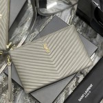 입생로랑 YSL 생로랑 모노그램 클러치 440222 36CM