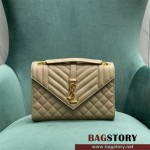 입생로랑 YSL 487206 24CM 마틀라세 엔벨로프 백 미듐 600185