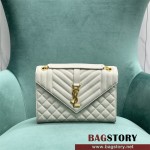 입생로랑 YSL 487206 24CM 마틀라세 엔벨로프 백 미듐 600185