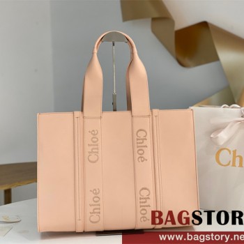 끌로에 Chloe 45cm 우디 토트백 라지