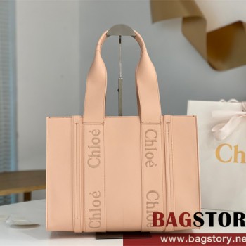 끌로에 Chloe 37cm 우디 토트백 미디움