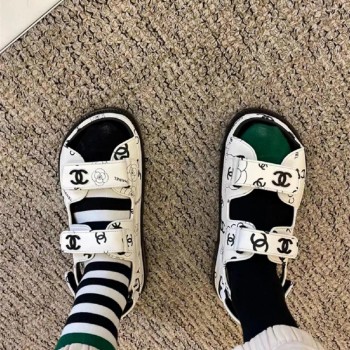 샤넬 CHANEL 힐 샌들 슬리퍼