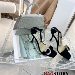 지미추 JimmyChoo 힐 샌들 슬리퍼 6.5CM 8.5CM