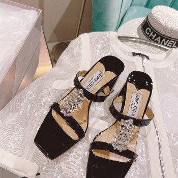 지미추 JimmyChoo 힐 샌들 슬리퍼 7.5CM