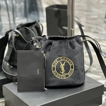 입생로랑 YSL   생로랑 자수펠트 버킷백 710261