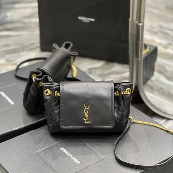 입생로랑 YSL 생로랑  노리타 체인 램스킨 숄더백 미니 숄더백  672738