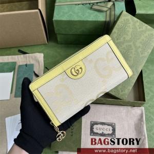 구찌 GUCCI  GG 지퍼 달린 장지갑 523154