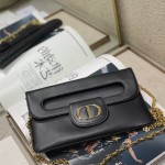 디올 DIOR 레더 더블백 파우치백 28CM