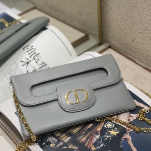 디올 DIOR 레더 더블백 파우치백 28CM