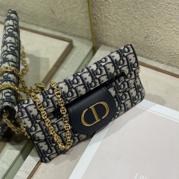 디올 DIOR 레더 더블백 파우치백 22CM