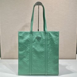 프라다 PRADA 신상 에이징 미디엄 앤티크 나파 가죽 토트백 1BG587