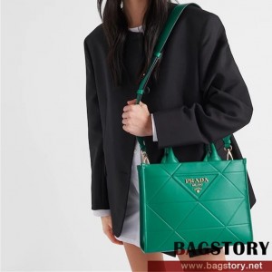 프라다 PRADA  스몰 가죽 핸드백 1BA379