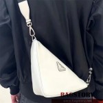 프라다 PRADA 남성 남자 2VH155 트라이앵글 로고 숄더 크로스백