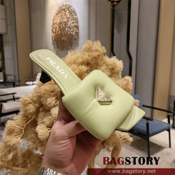 프라다 PRADA 힐 샌들 슬리퍼 6.5CM