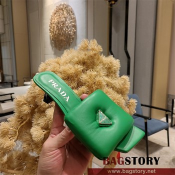 프라다 PRADA 힐 샌들 슬리퍼 6.5CM