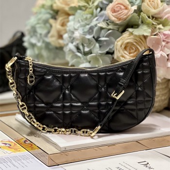 디올 DIOR 신상 CD 라운지 백 오블리크 자카드 블루 숄더백
