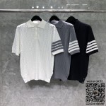 톰브라운 THOM BROWNE 니트 반팔티