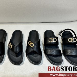 페라가모 Ferragamo 힐 샌들 슬리퍼