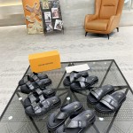 루이비통 LV 남성용 샌들 슬리퍼