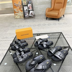루이비통 LV 남성용 샌들 슬리퍼