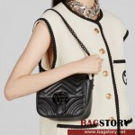 구찌 GUCCI  GG 마몽  마틀라세 미니 숄더백 739681