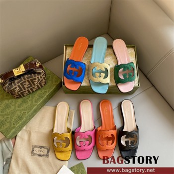 구찌 로고 여성 슬리퍼 - 스타일과 편안함의 완벽한 조화